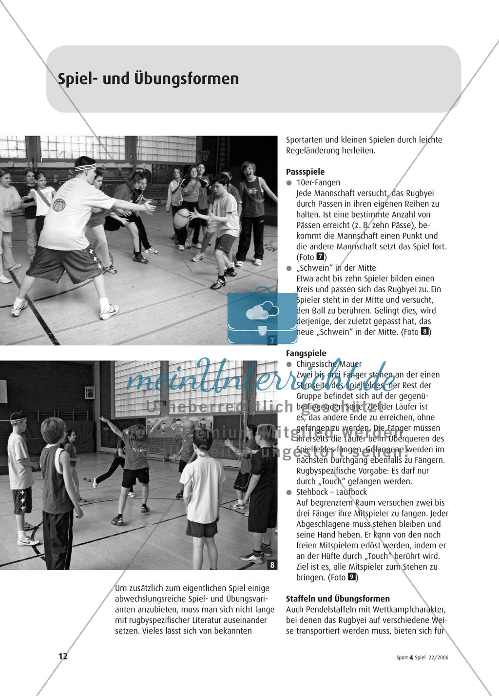 „Touch“-Rugby - Ein faires und leicht zu erlernendes Sportspiel Preview 5