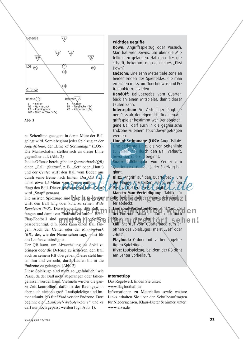 Flag-Football - Die kontaktlose Variante des American Football Preview 2