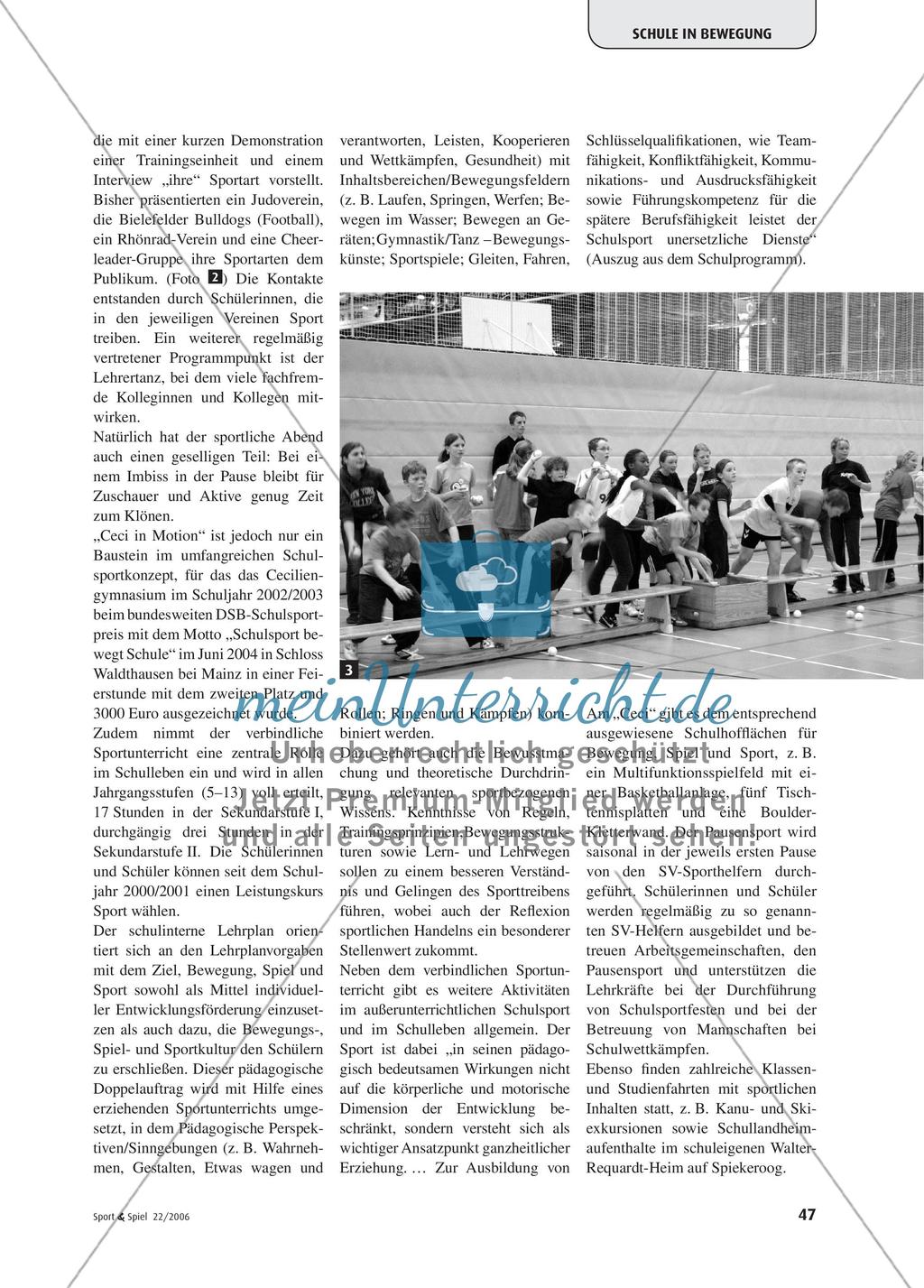 „Ceci in Motion“ - Das Schulsportkonzept des Ceciliengymnasiums Bielefeld Preview 2