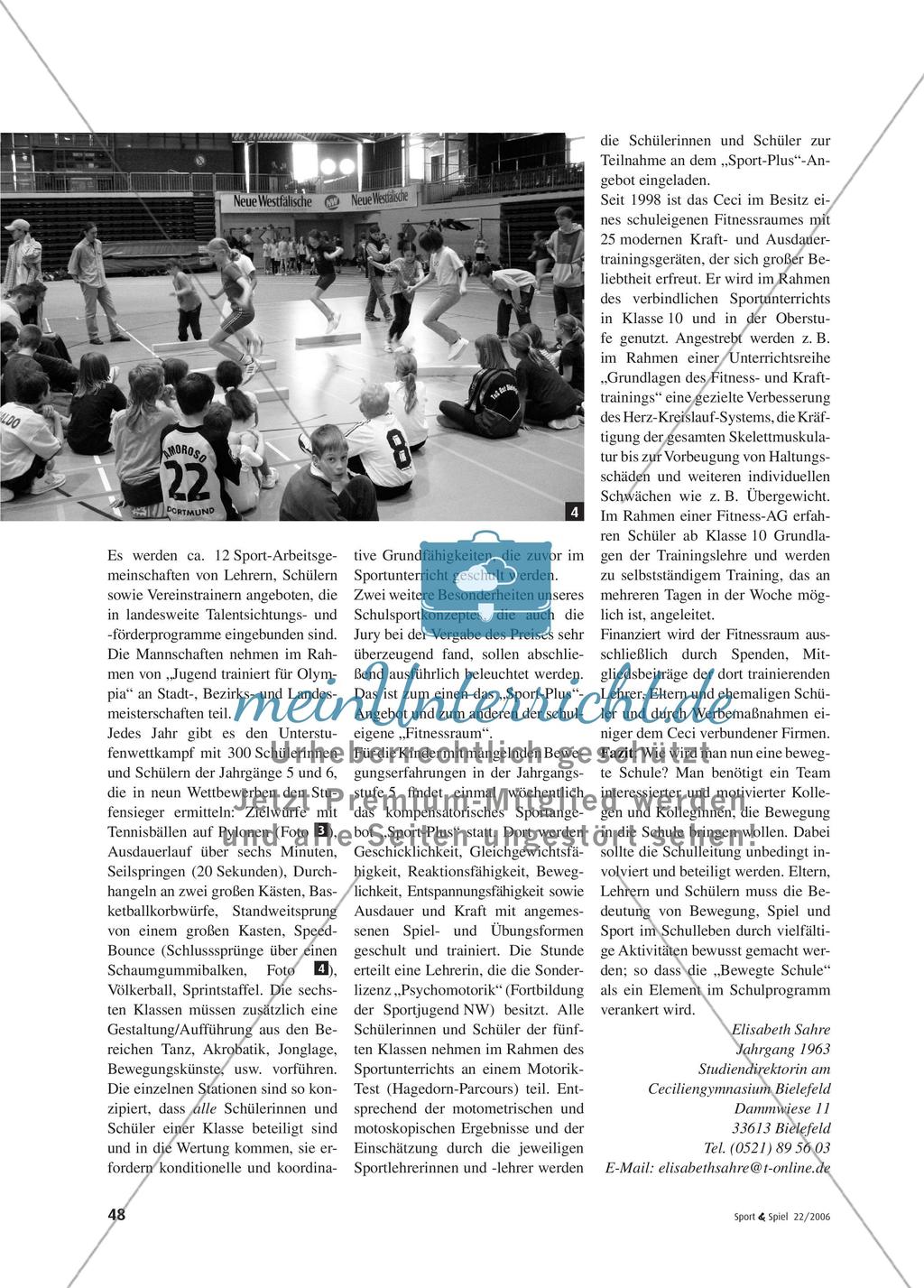 „Ceci in Motion“ - Das Schulsportkonzept des Ceciliengymnasiums Bielefeld Preview 3