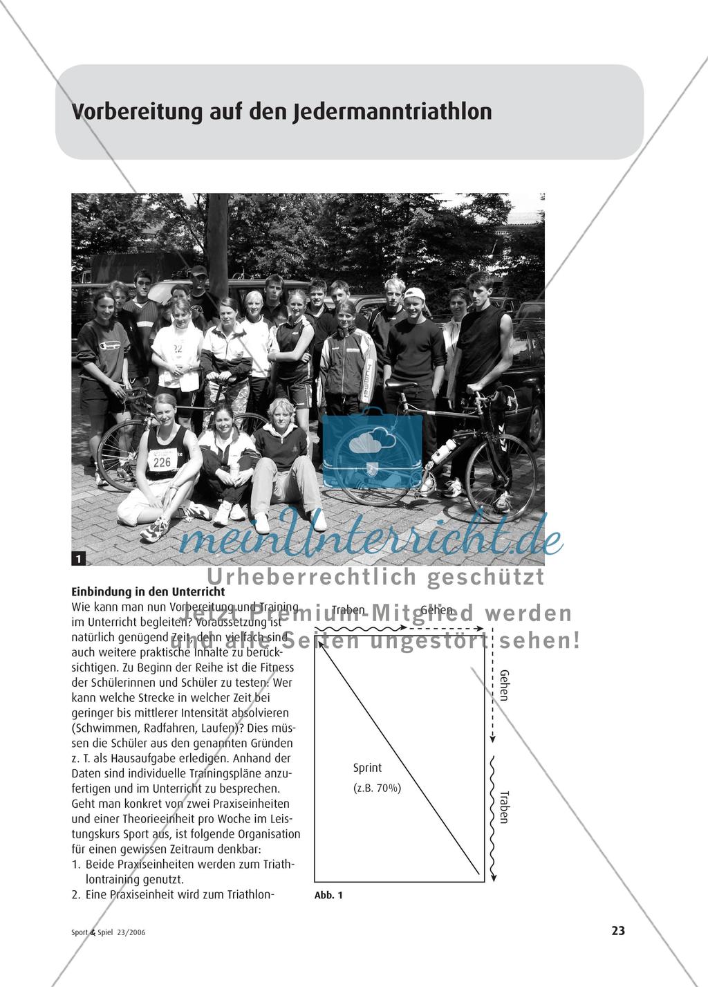Triathlon - Power im Wasser, auf der Straße und im Gelände Preview 2