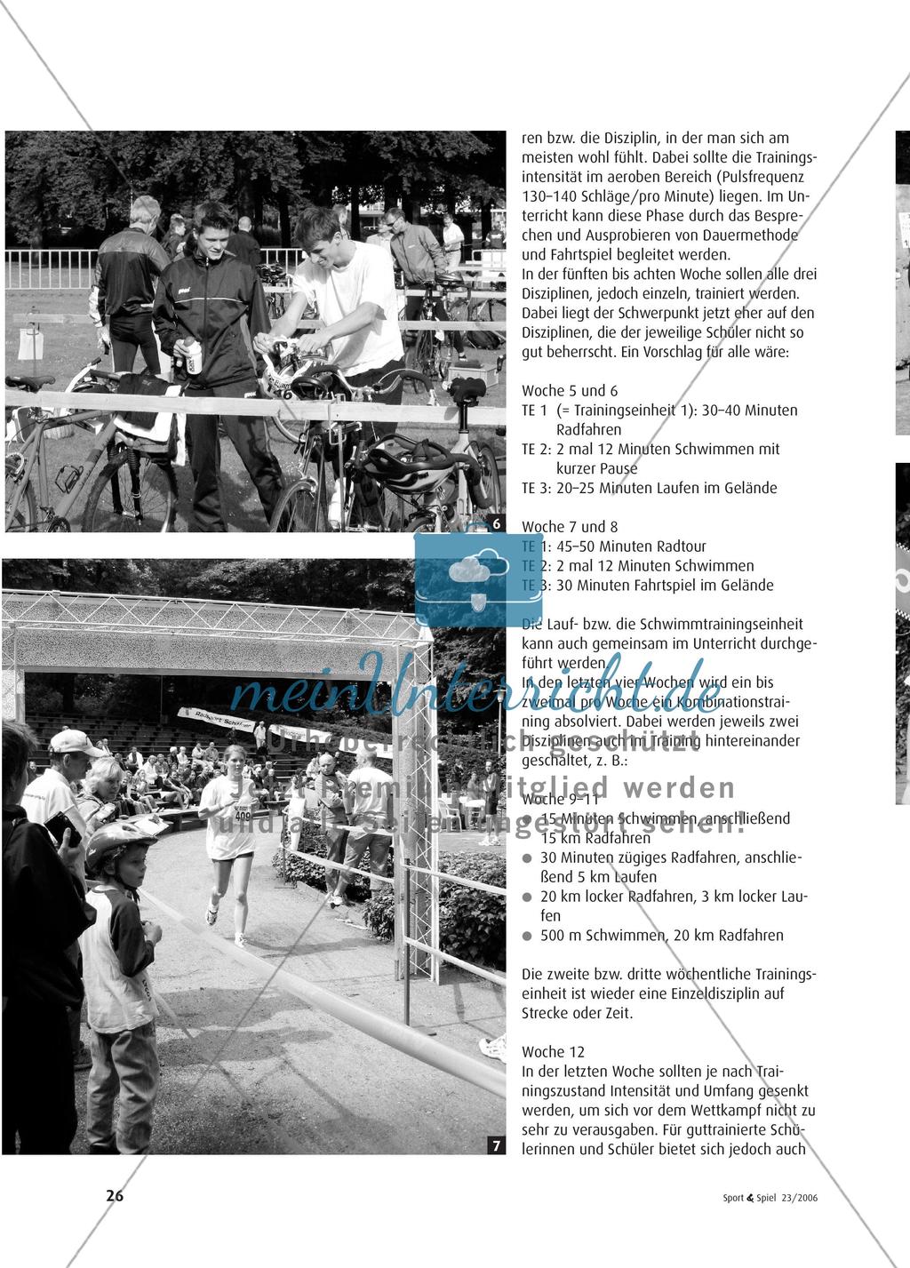 Triathlon - Power im Wasser, auf der Straße und im Gelände Preview 5