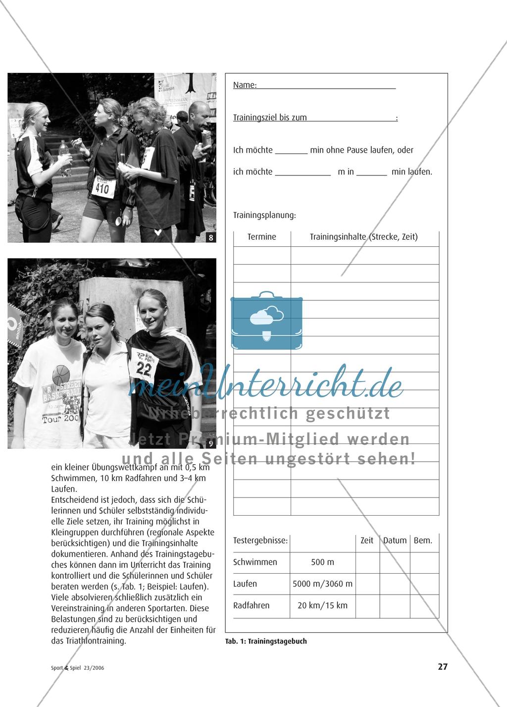 Triathlon - Power im Wasser, auf der Straße und im Gelände Preview 6