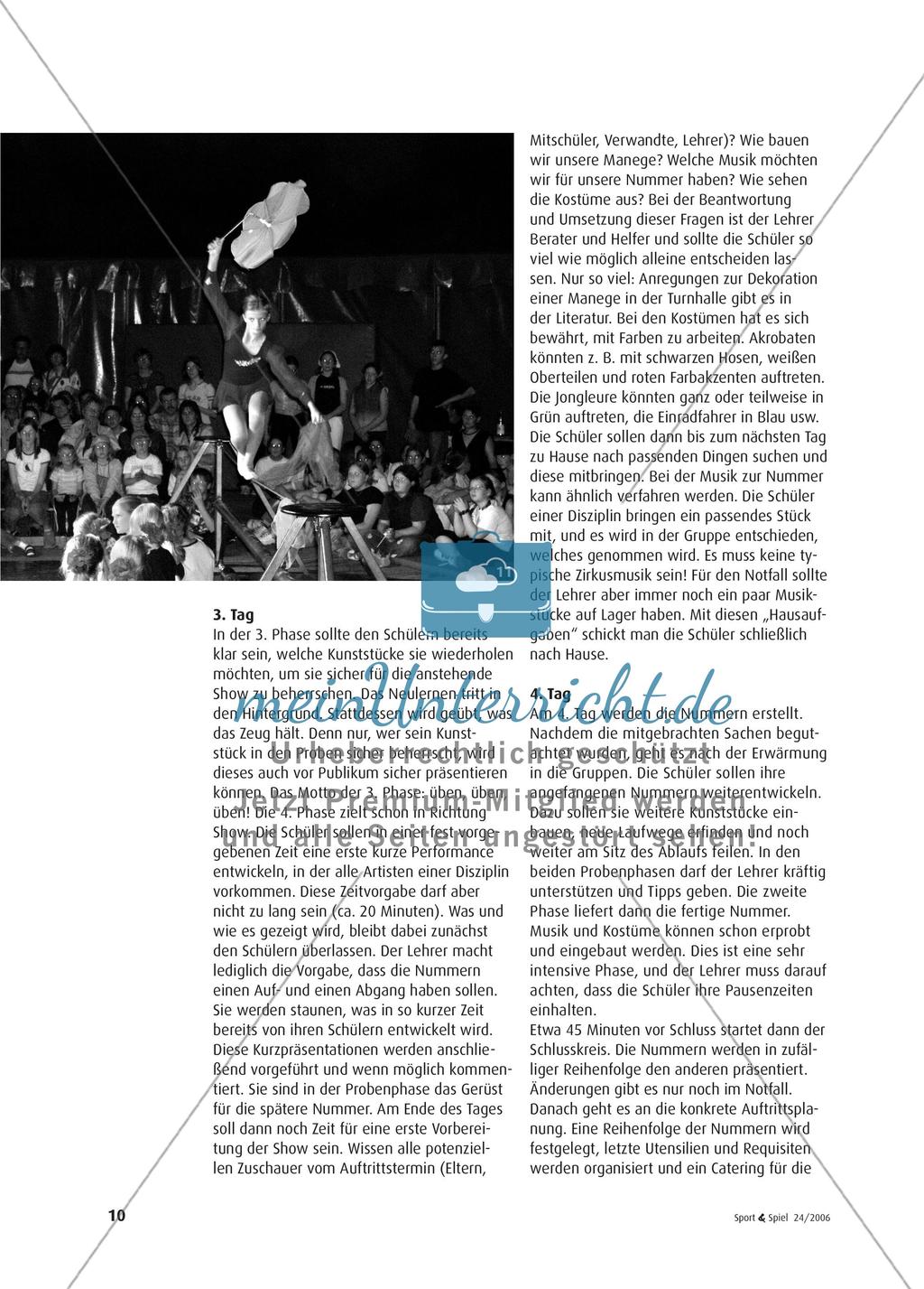 Zirkus als Sportprojekt - Ein neuer Inhalt für die Schule?! Preview 7