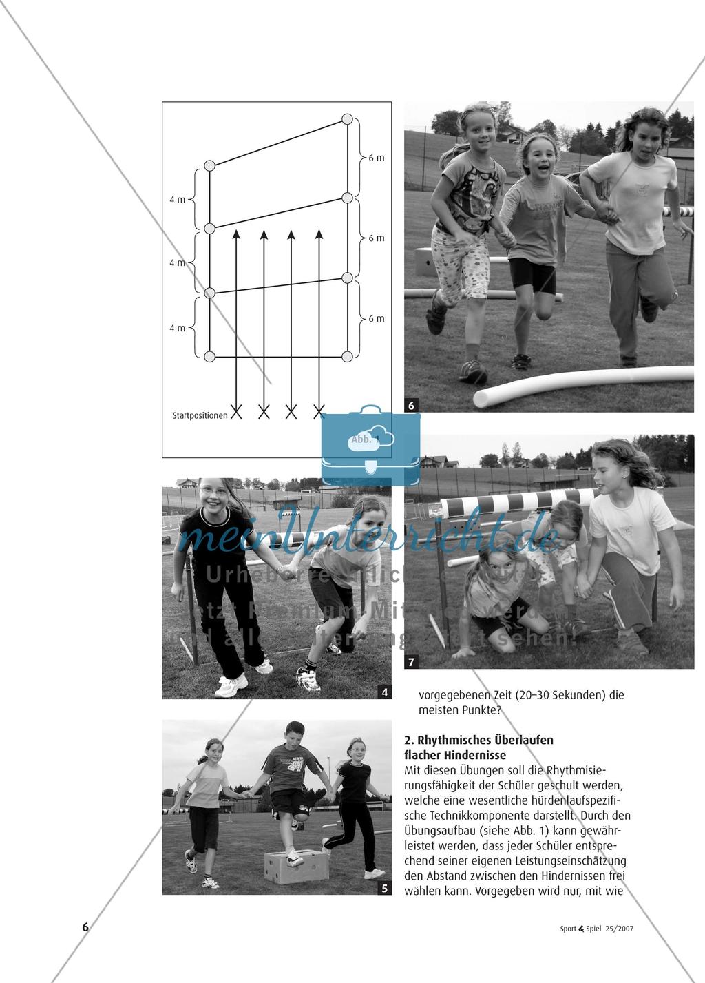 Drunter und drüber! - Leichtathletische Grundlagenbildung an Hindernissen Preview 3