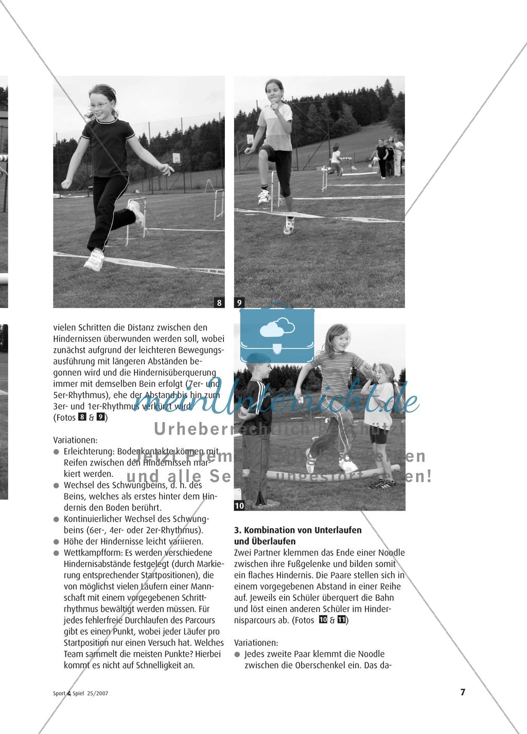 Drunter und drüber! - Leichtathletische Grundlagenbildung an Hindernissen Preview 4