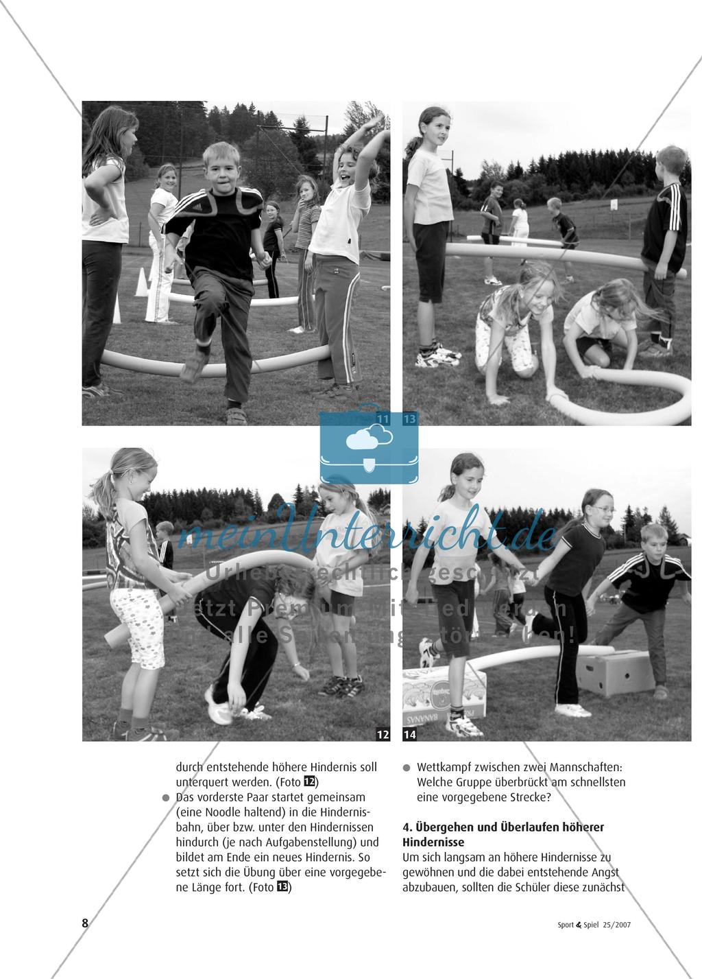 Drunter und drüber! - Leichtathletische Grundlagenbildung an Hindernissen Preview 5