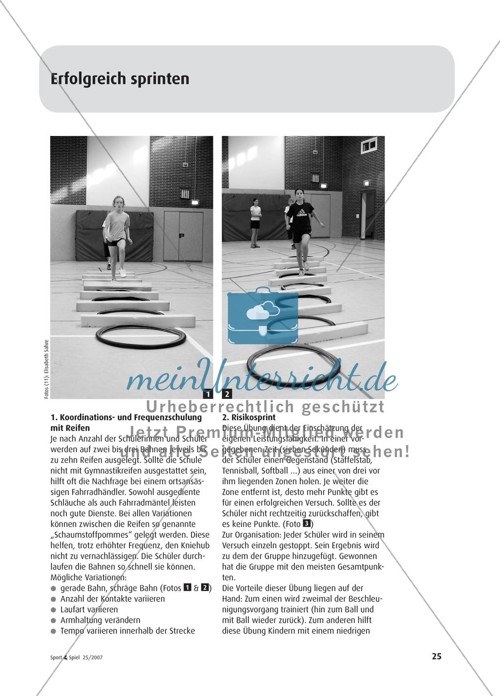Sprinten im Sportunterricht - Den Spaß am schnellen Laufen allen Kindern erhalten Preview 2