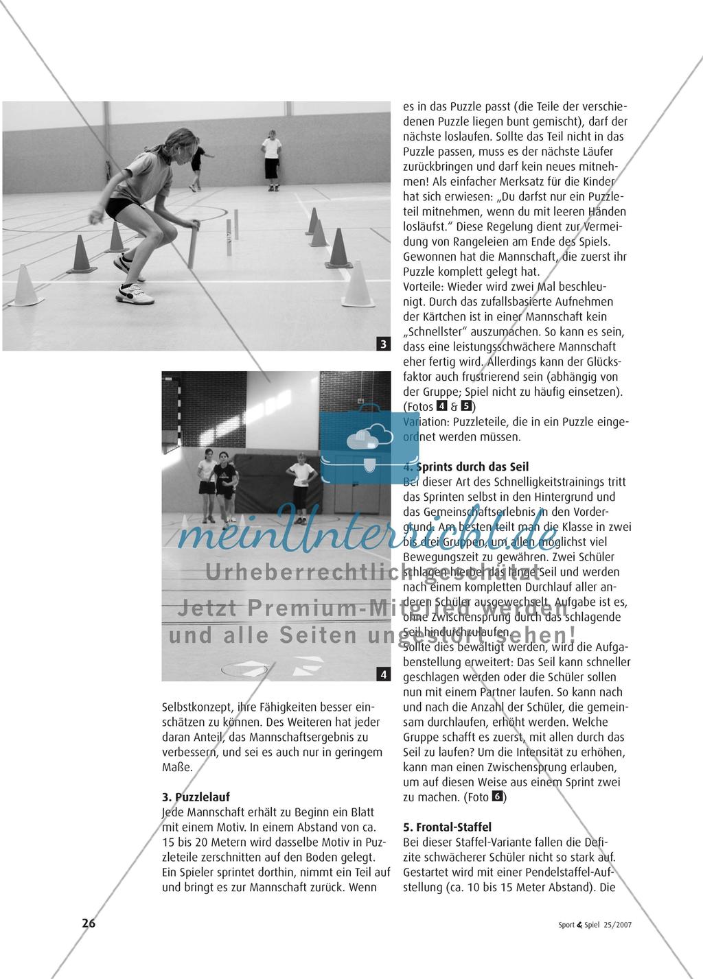 Sprinten im Sportunterricht - Den Spaß am schnellen Laufen allen Kindern erhalten Preview 3