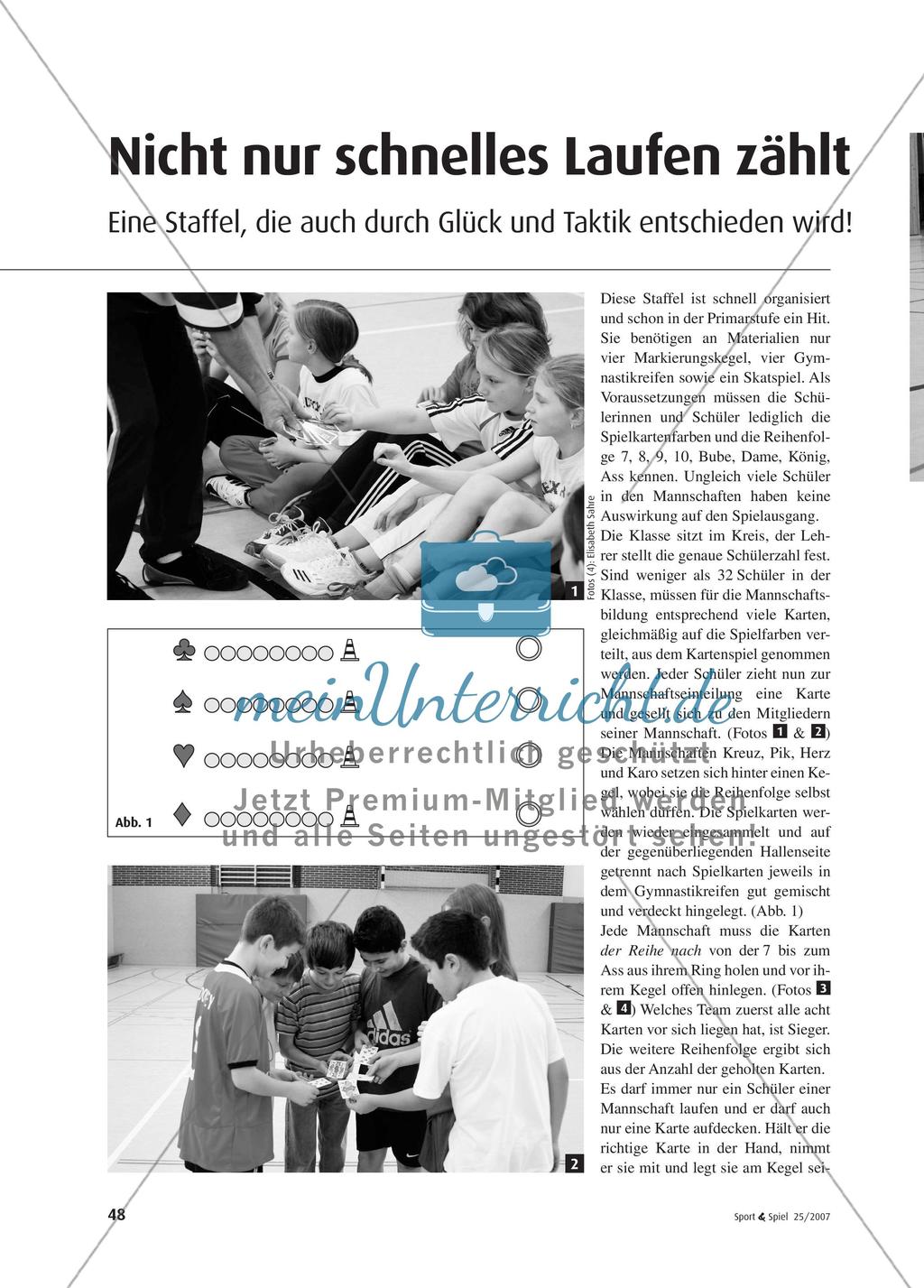Nicht nur schnelles Laufen zählt - Eine Staffel, die auch durch Glück und Taktik entschieden wird Preview 1