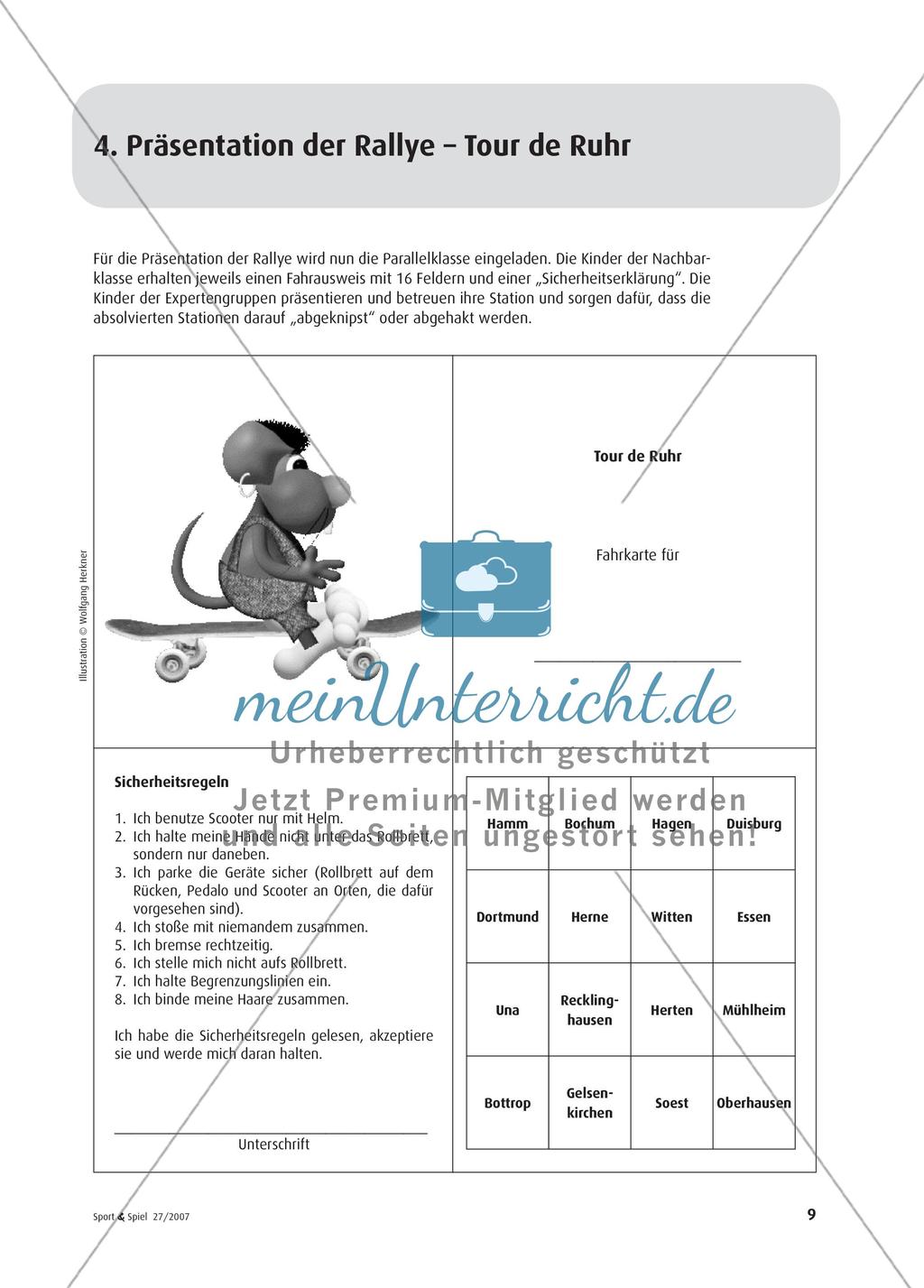 Tour de Ruhr - Rollen und Gleiten mit verschiedenen Materialien Preview 6