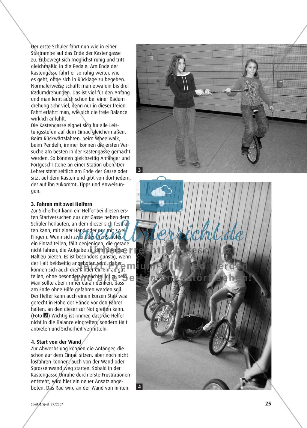 Einradfahren in der Schule Preview 4