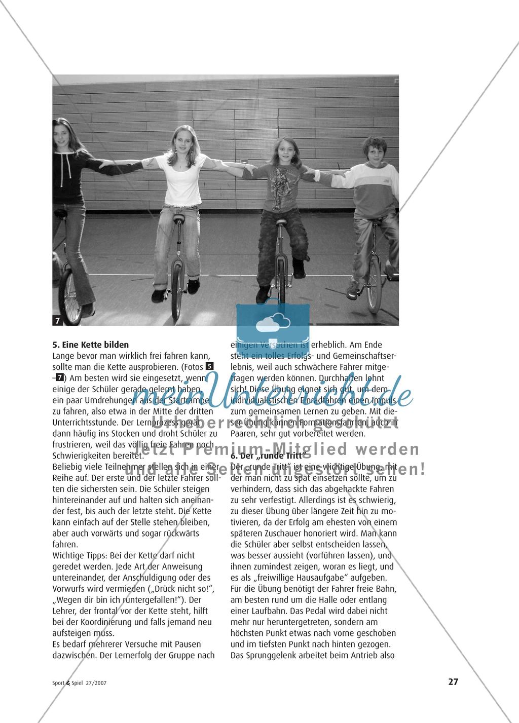 Einradfahren in der Schule Preview 6