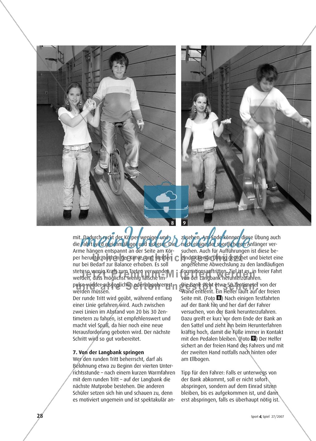 Einradfahren in der Schule Preview 7