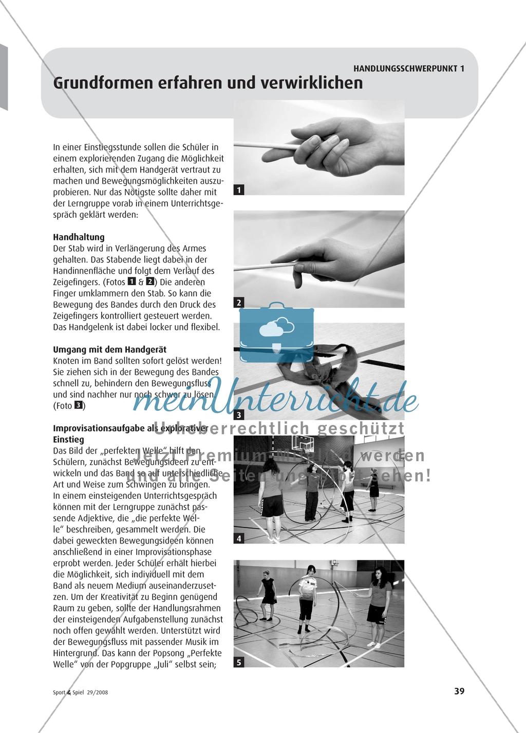 „Die perfekte Welle” - Eine Bewegungskomposition mit dem Handgerät Band Preview 2
