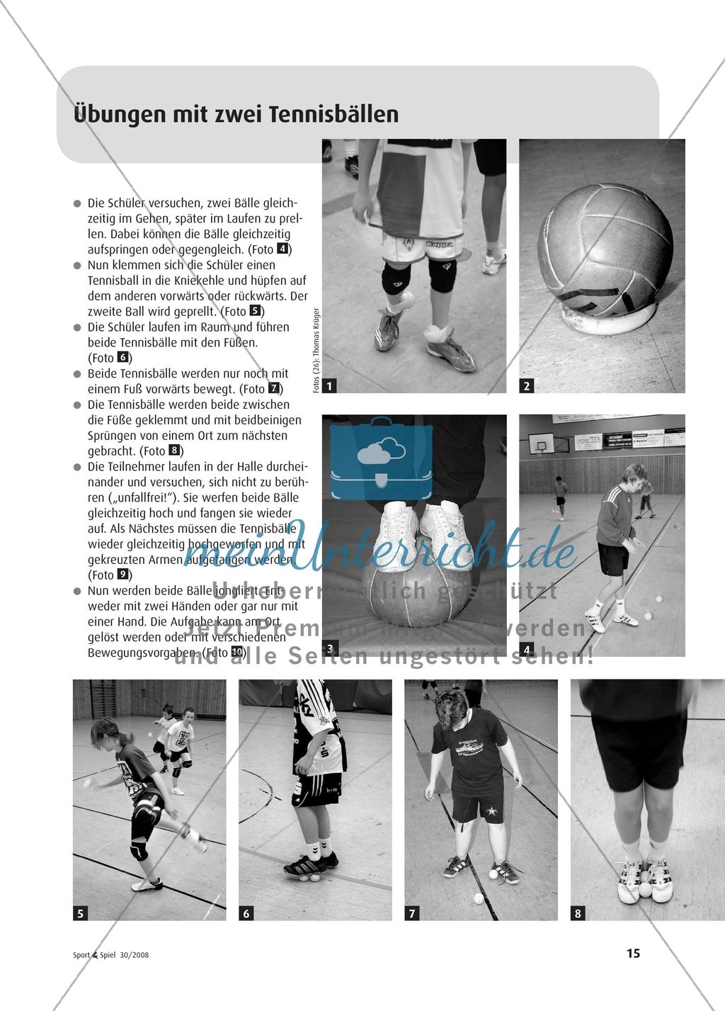 Medizin- und Tennisbälle - Eine vielseitige Übungssammlung Preview 2