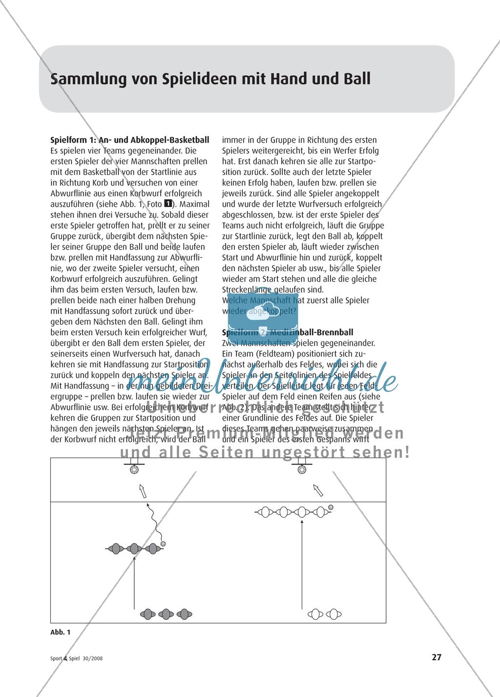 Power-Spiele mit Hand und Ball Preview 2