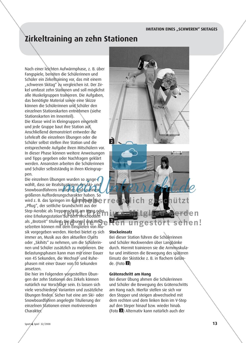 Topfit zur Wintersportfahrt - Vorbereitung auf eine Ski-Exkursion Preview 2