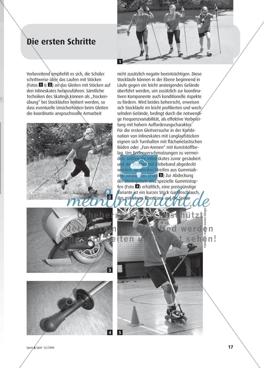 Skatingtechnik im Skilanglauf - Vom Inlineskaten zum Skaten auf Schnee Preview 2