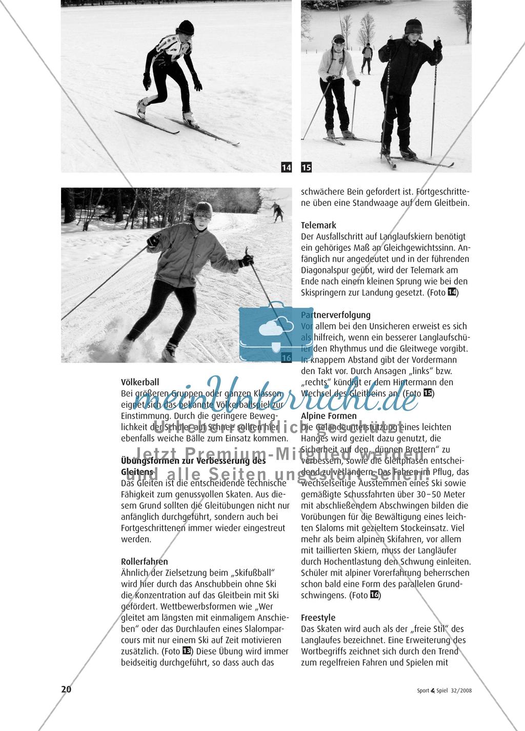 Skatingtechnik im Skilanglauf - Vom Inlineskaten zum Skaten auf Schnee Preview 5