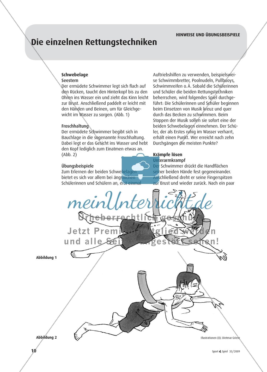Helfen und Retten können - Vom Schwimmer zum Rettungsschwimmer Preview 3