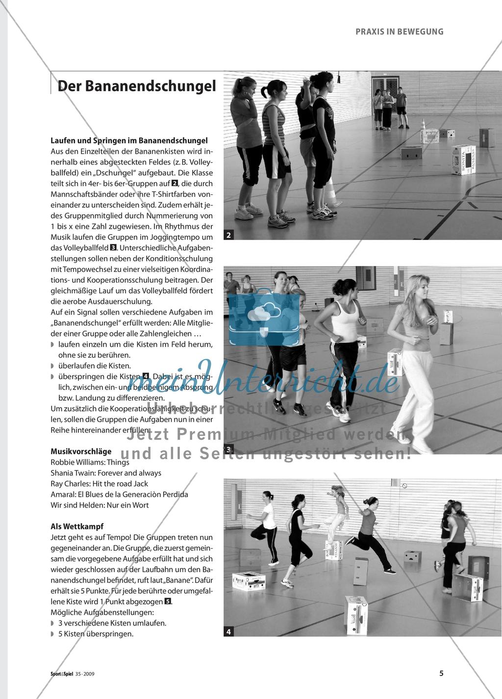 Power mit der Kiste - Laufen, Springen und Werfen mit Bananenkisten Preview 2