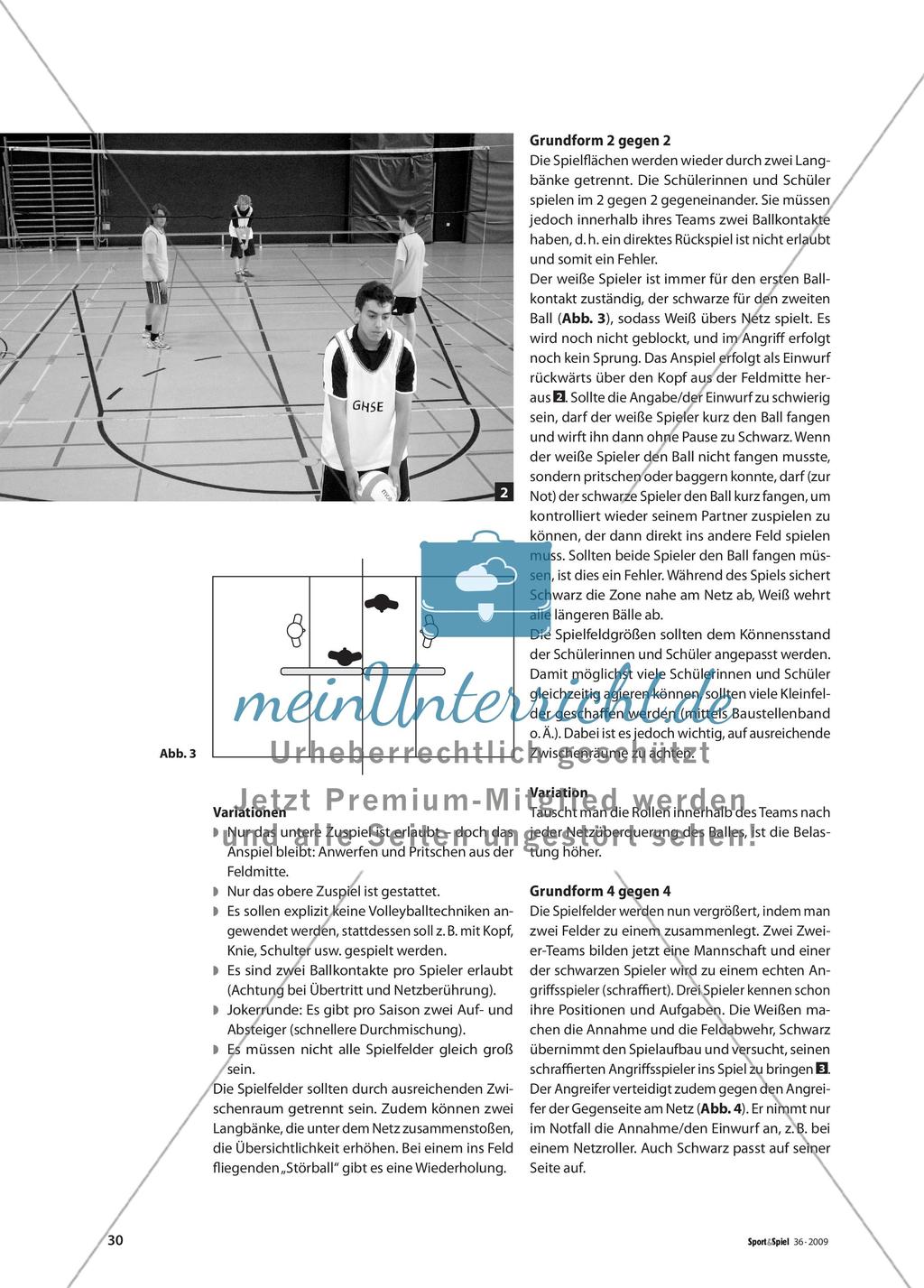 Ein Standardspielzug als klares Spielkonzept im Volleyball Preview 3