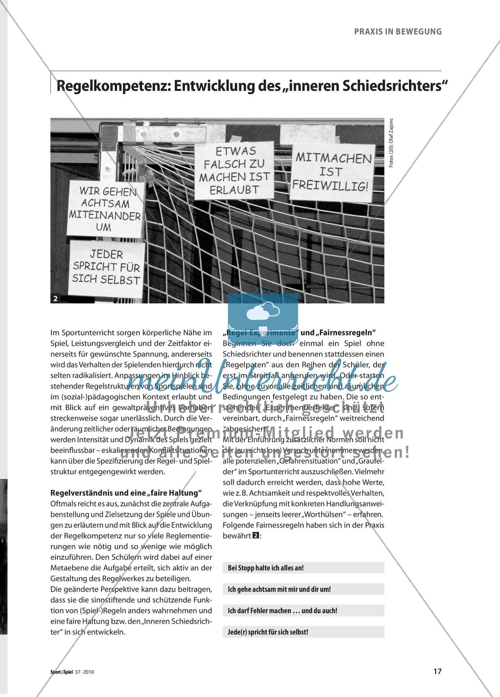 Gewaltprävention im Schulsport: Bausteine, Beispielübungen und Querschnittsempfehlungen Preview 2
