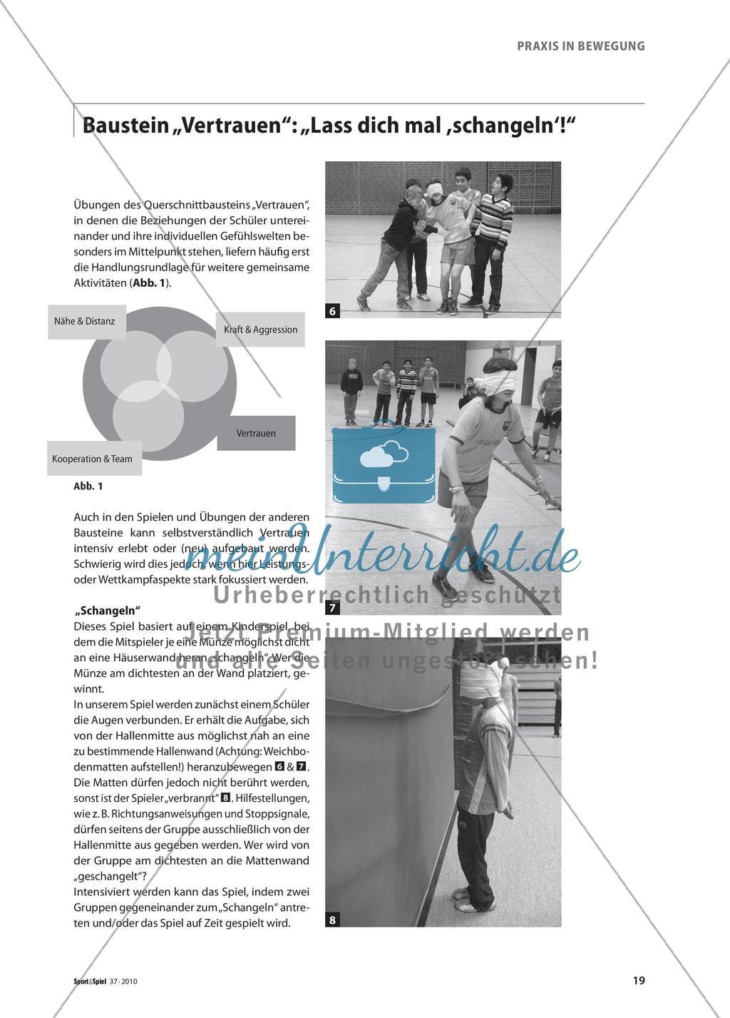 Gewaltprävention im Schulsport: Bausteine, Beispielübungen und Querschnittsempfehlungen Preview 4