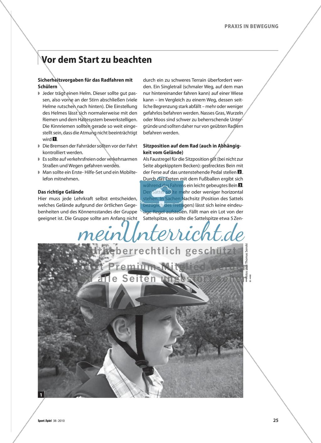 Mit dem Rad im Gelände - Geschicklichkeit und Radbeherrschung fördern Preview 2