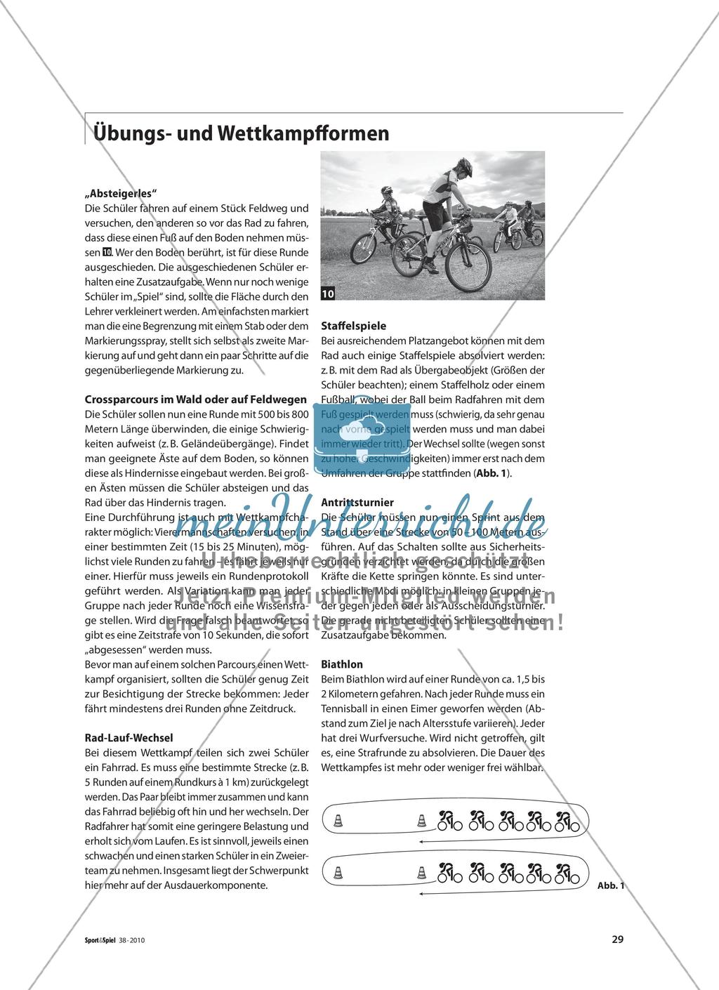 Mit dem Rad im Gelände - Geschicklichkeit und Radbeherrschung fördern Preview 6