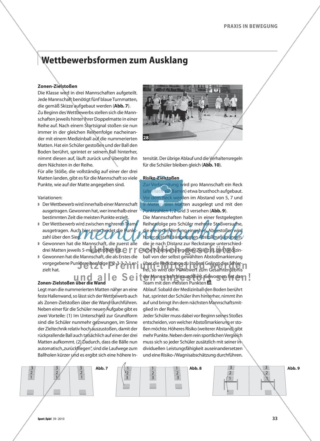 Stoßen mit Medizinbällen - Viel und variantenreich stoßen Preview 8