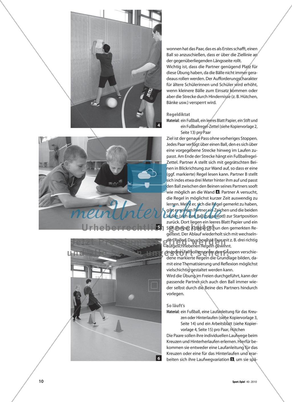 Fußballtechniken üben - Vermittlung von Individualtechniken beim Fußball Preview 3