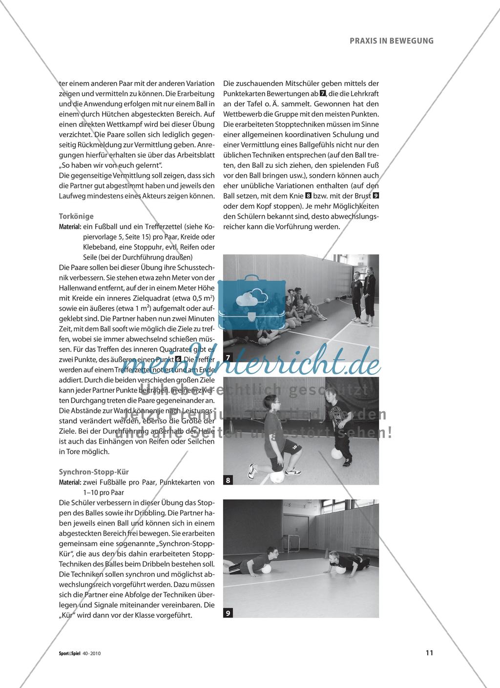 Fußballtechniken üben - Vermittlung von Individualtechniken beim Fußball Preview 4