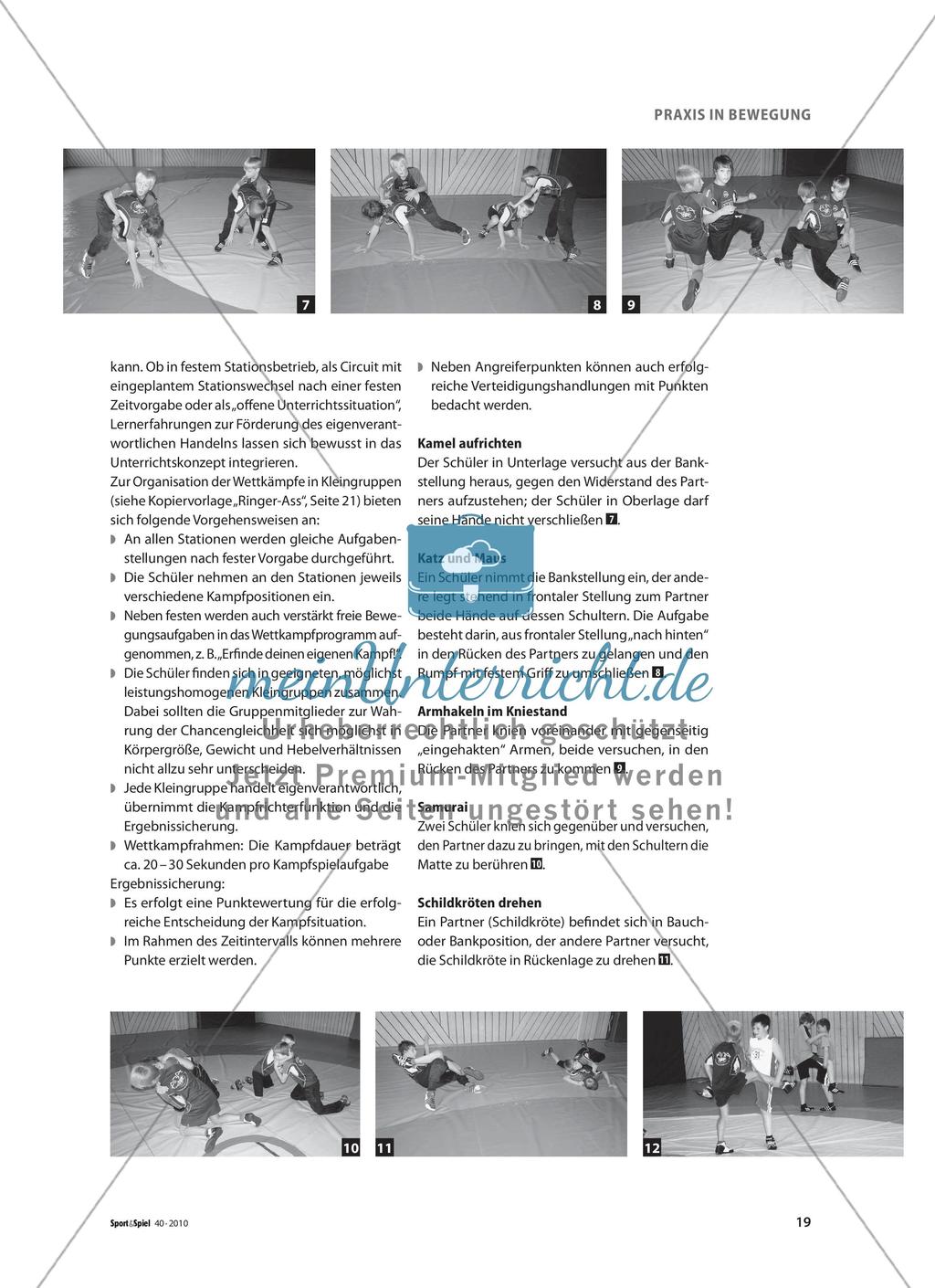 Power auf der Matte - Im fairen Kampf die eigenen Kräfte erproben Preview 4