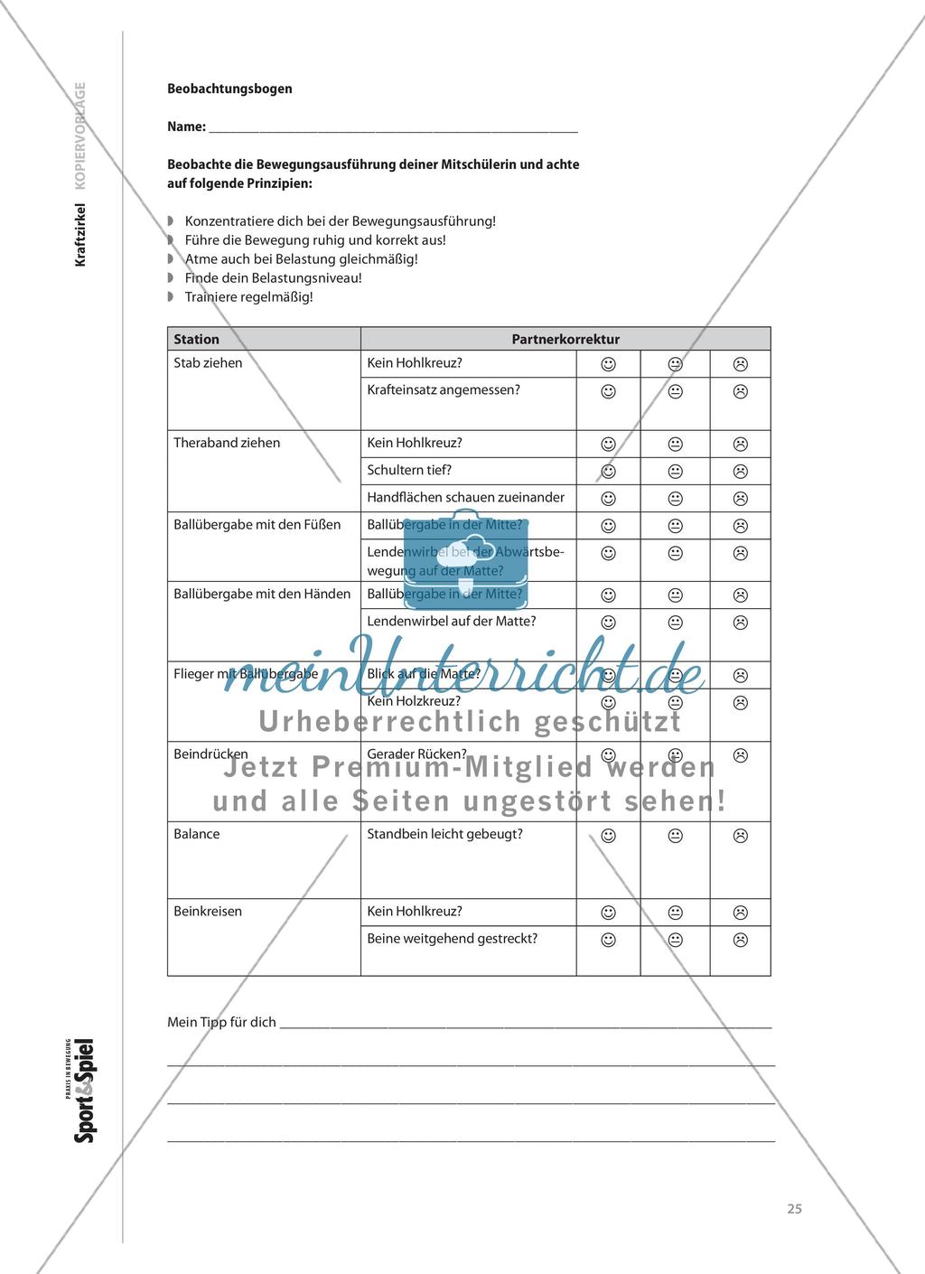 Fit sein macht Schule - Ein Kraftzirkel mit dem Partner Preview 4