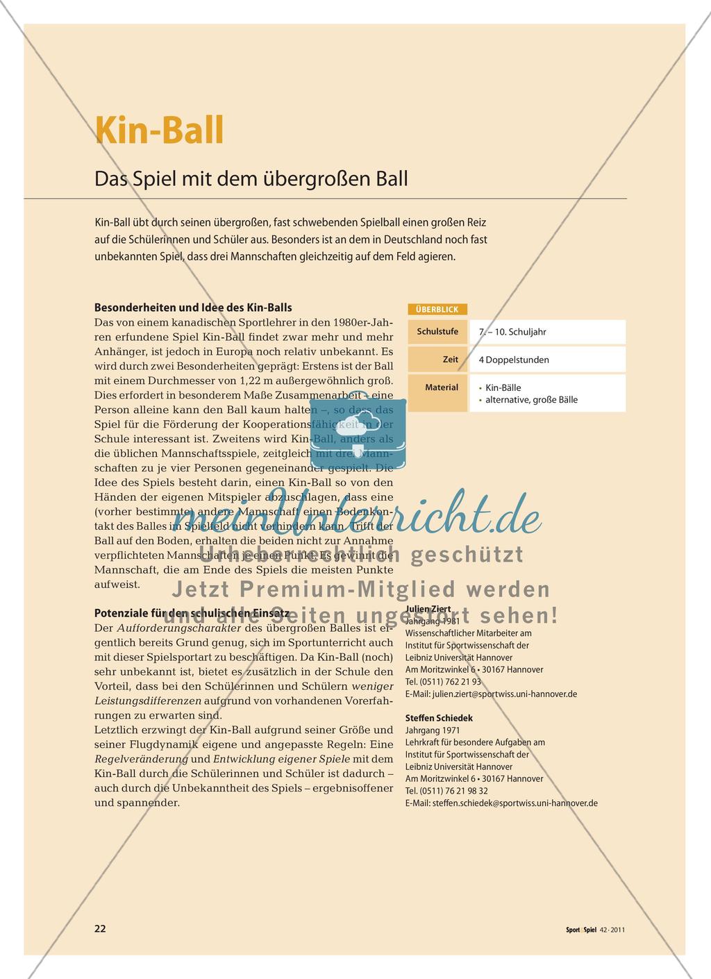 Kin-Ball - Das Spiel mit dem übergroßen Ball Preview 1