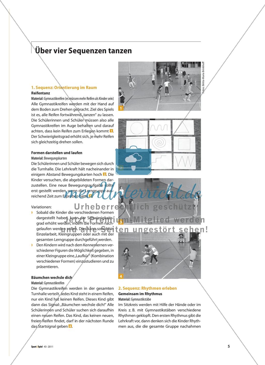 Darstellendes Bewegen - Eine Hinführung zum Tanzen in der Grundschule Preview 2