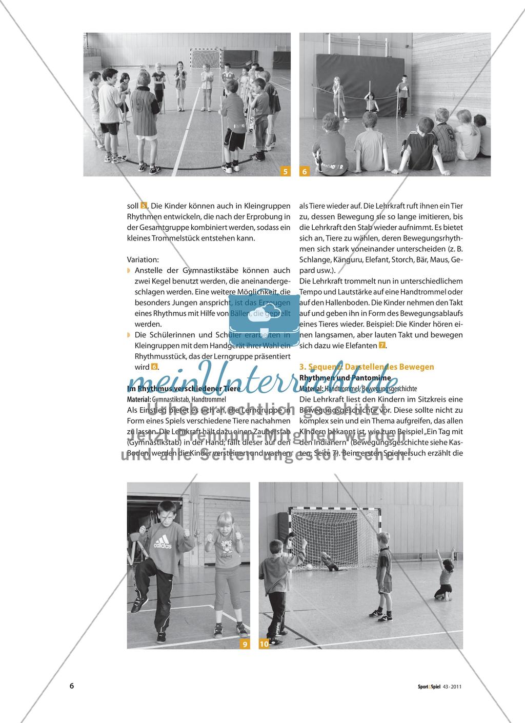 Darstellendes Bewegen - Eine Hinführung zum Tanzen in der Grundschule Preview 3