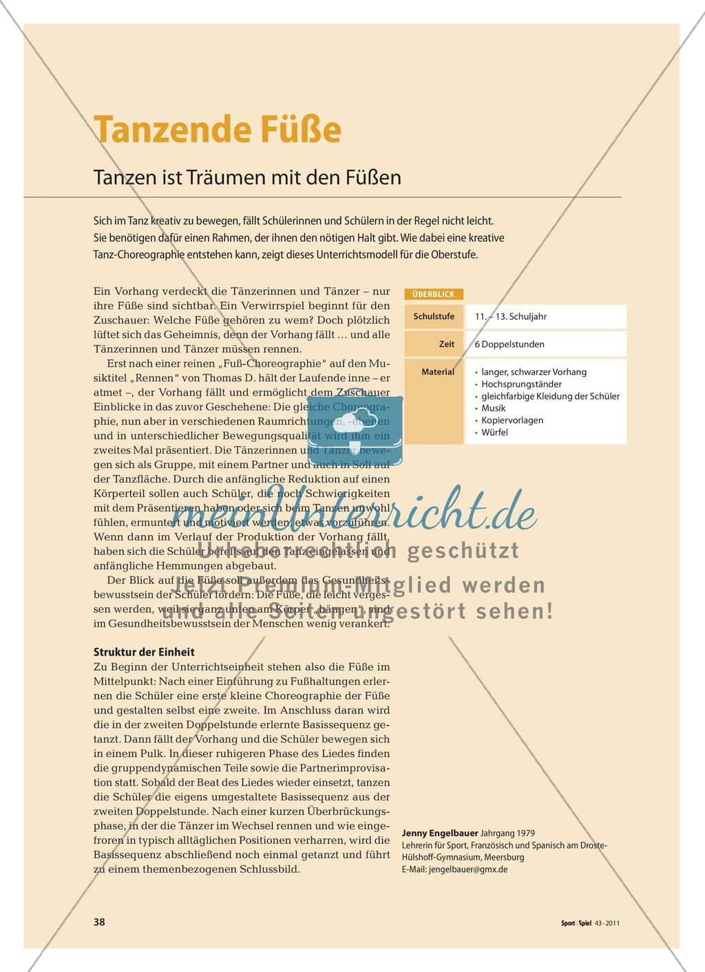 Tanzende Füße - Tanzen ist Träumen mit den Füßen Preview 1