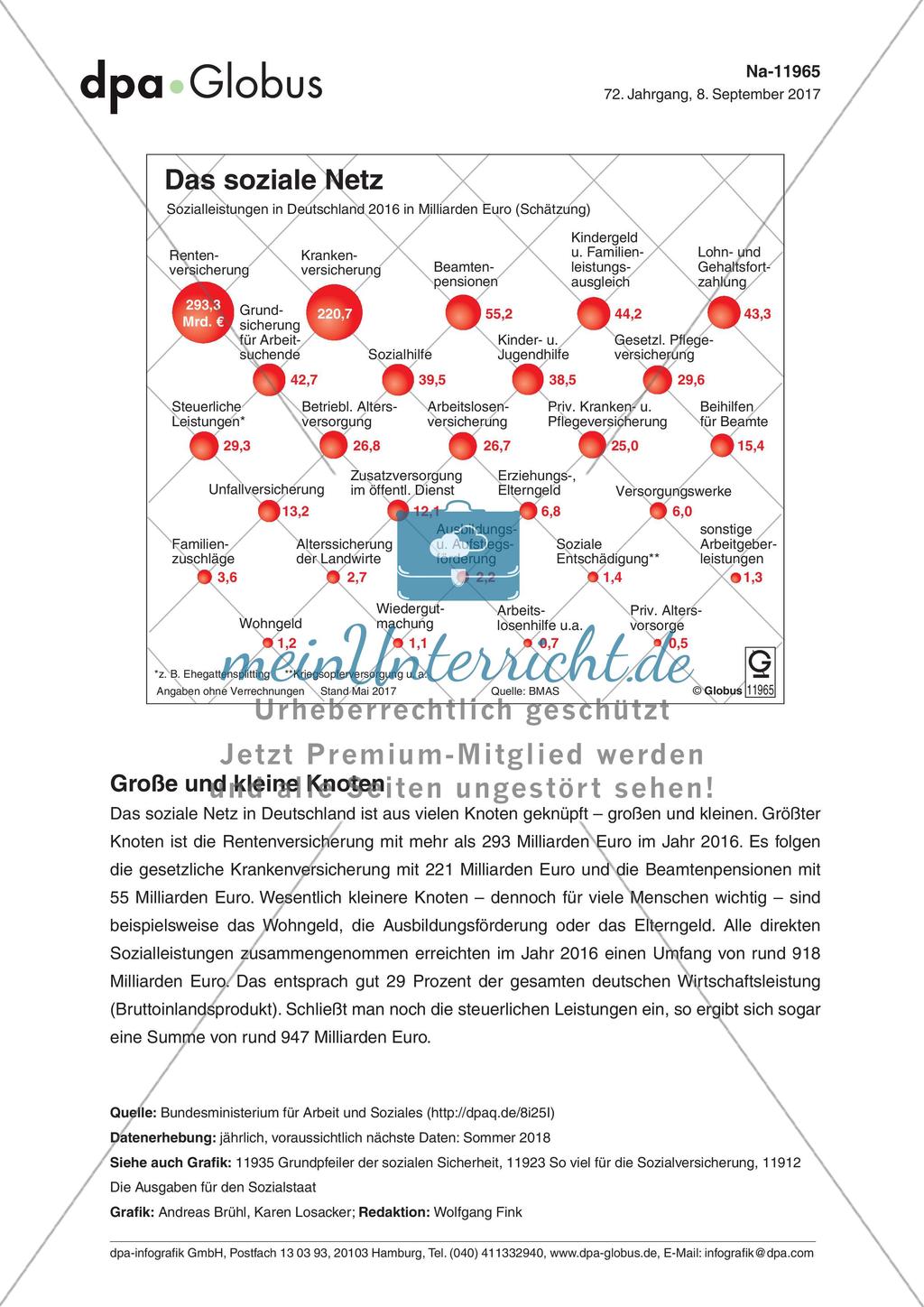 Infografik: Das soziale Netz Preview 1