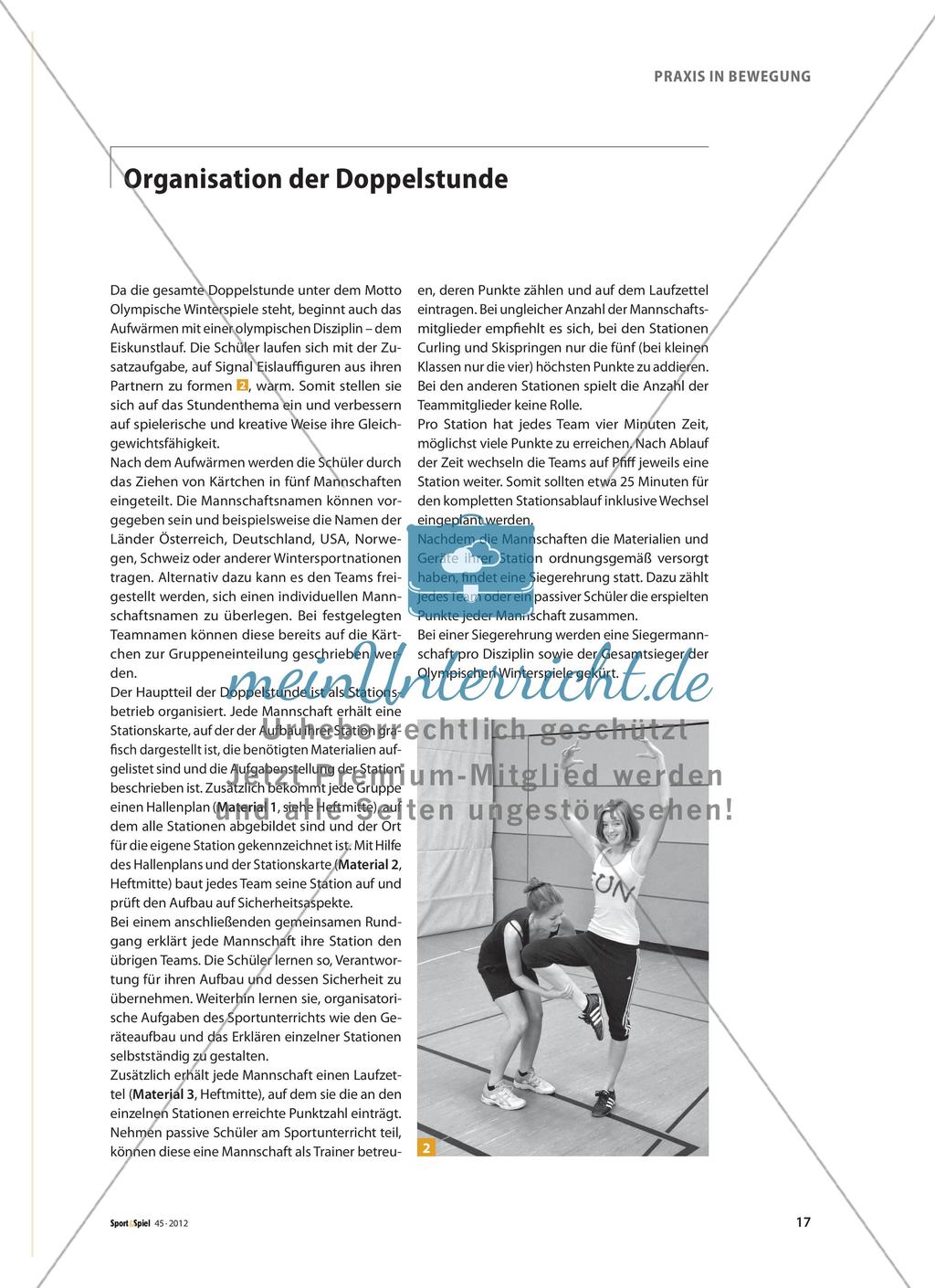 Olympische Winterspiele - Den Wintersport in die Halle holen Preview 2