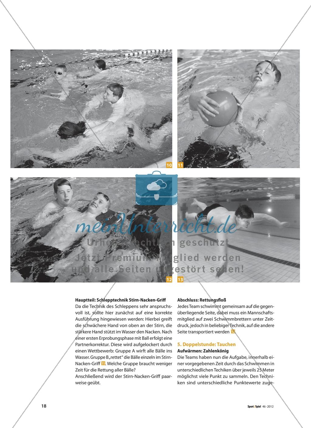 Schwimmen und Retten - Durch vielseitiges Schwimmen zum Rettungsschwimmen Preview 5