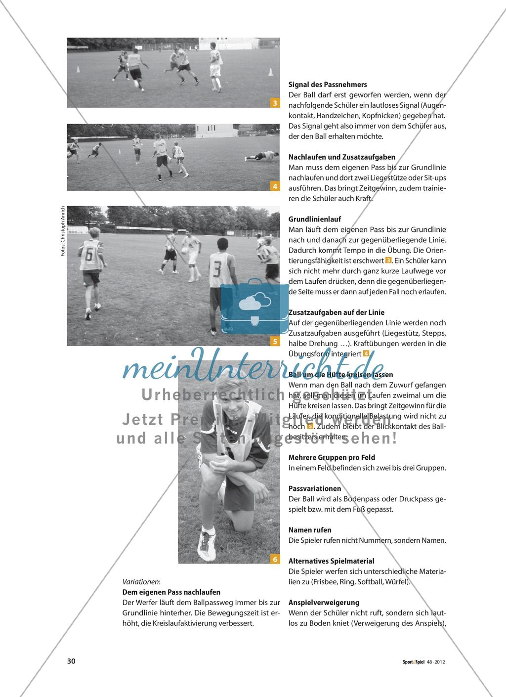Spiel- und Handlungsschnelligkeit - „Power“-Übungs- und Spielformen für die Ballsportarten Preview 3