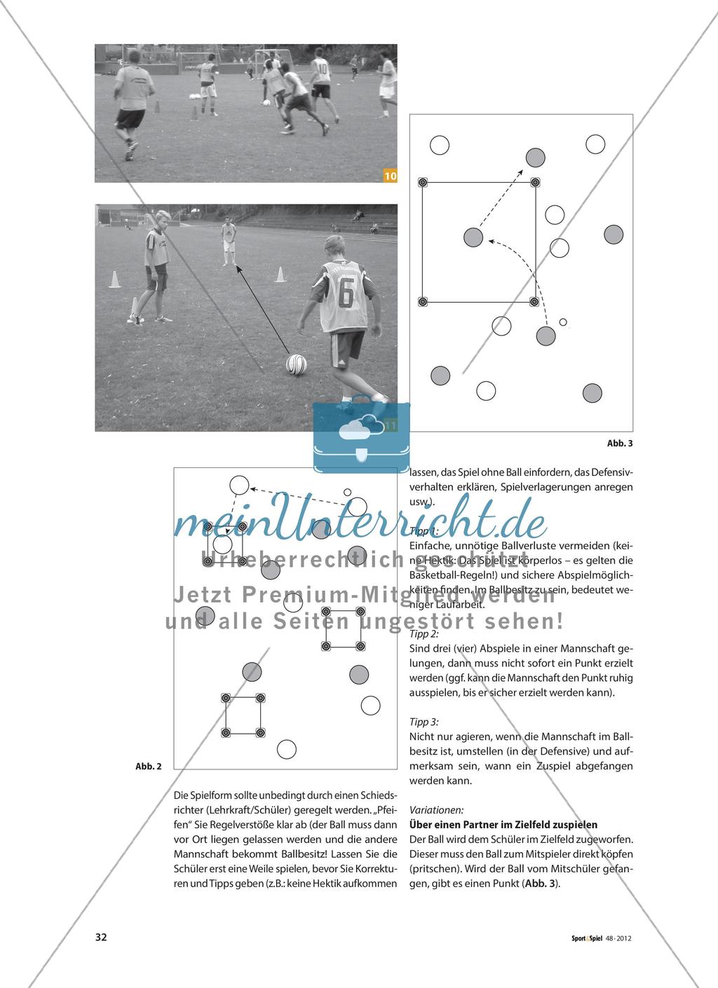 Spiel- und Handlungsschnelligkeit - „Power“-Übungs- und Spielformen für die Ballsportarten Preview 5