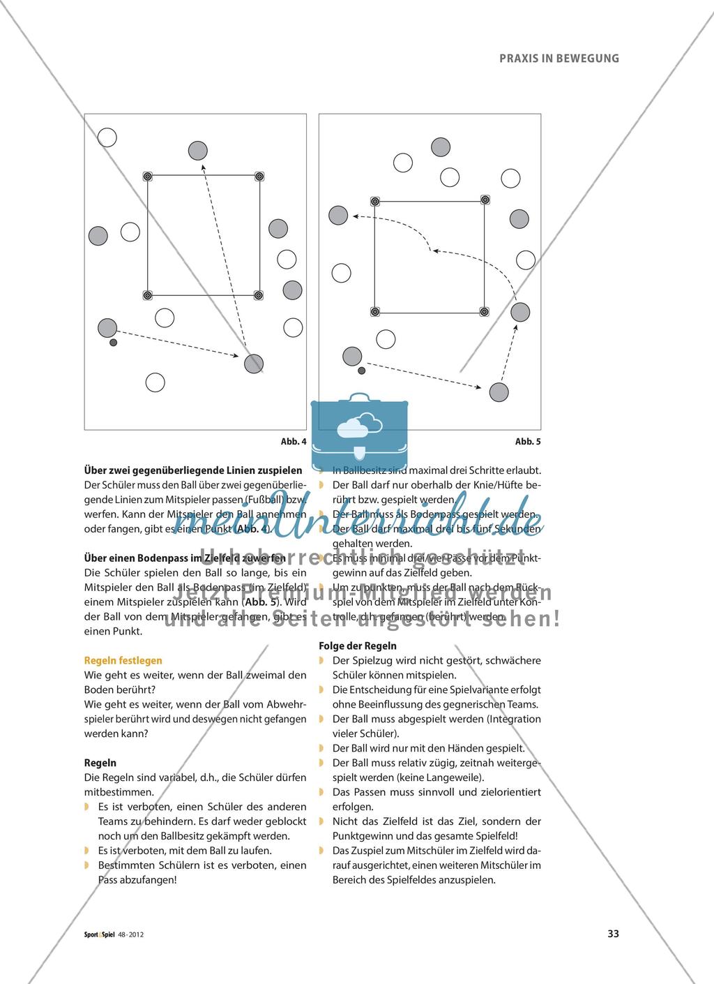 Spiel- und Handlungsschnelligkeit - „Power“-Übungs- und Spielformen für die Ballsportarten Preview 6