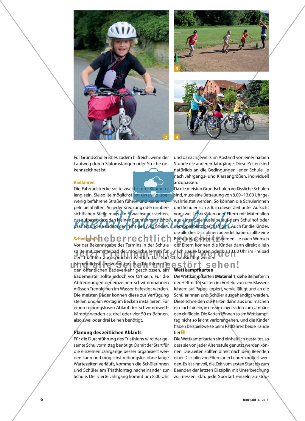 Triathlonwettkampf - Ein Ausdauersportfest für die Grundschule Preview 3