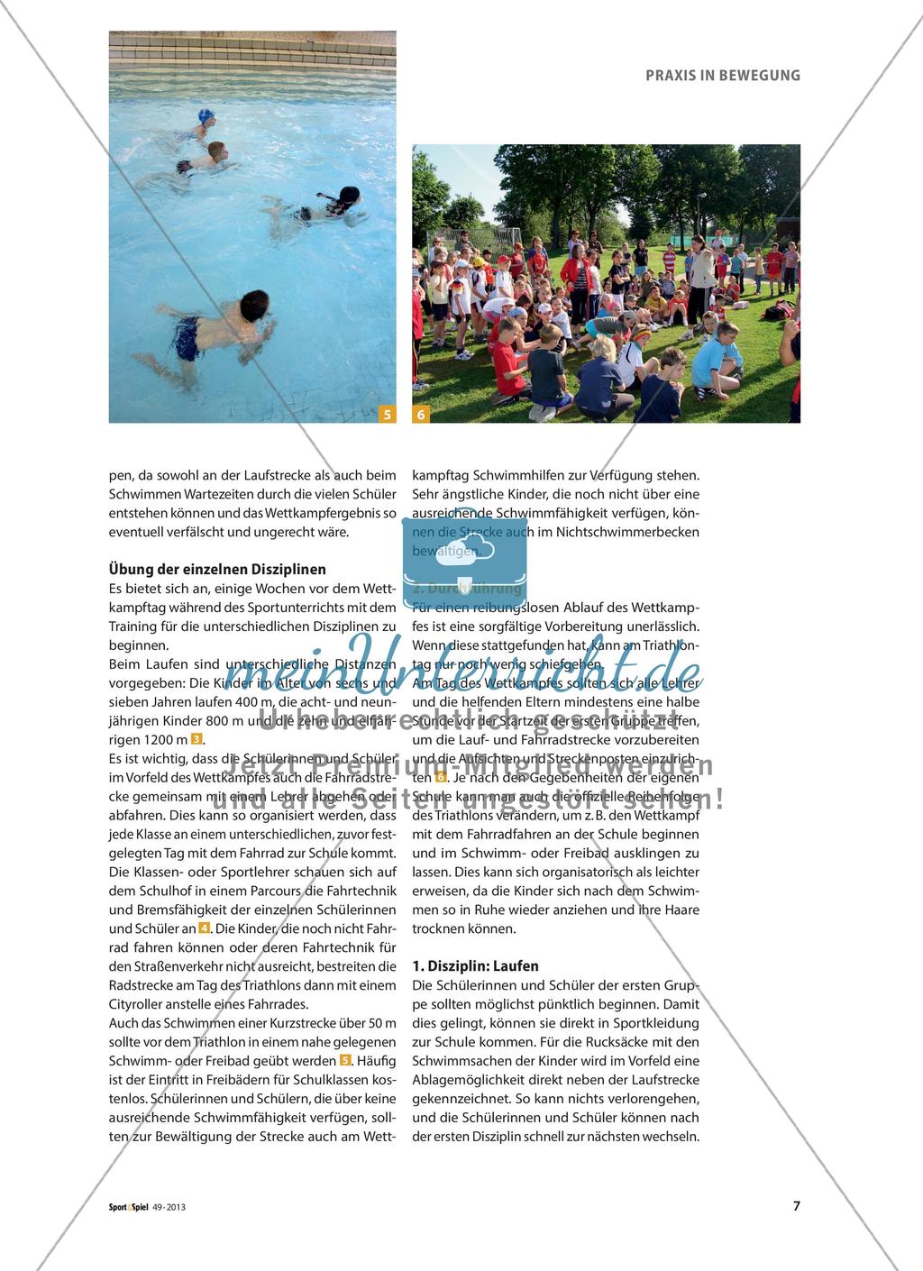 Triathlonwettkampf - Ein Ausdauersportfest für die Grundschule Preview 4