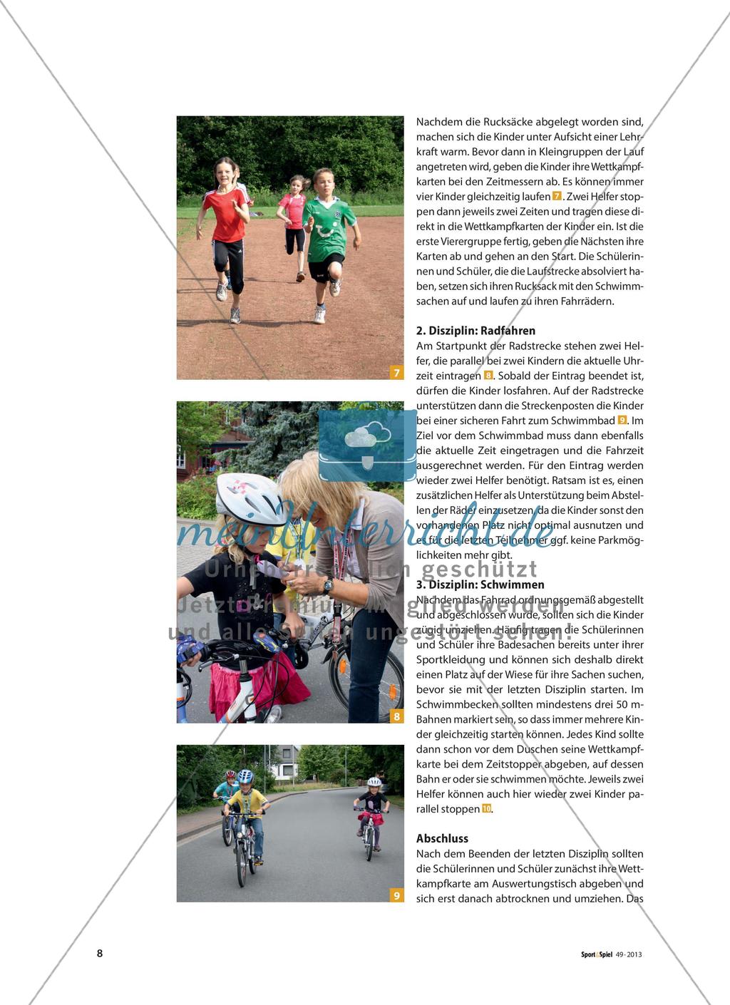 Triathlonwettkampf - Ein Ausdauersportfest für die Grundschule Preview 5