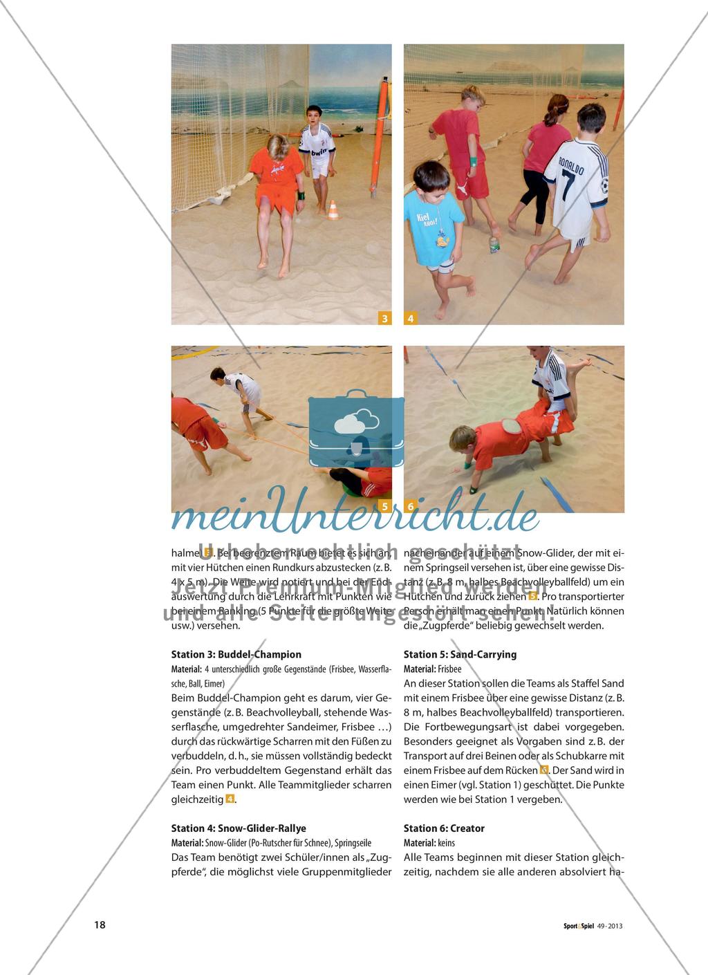 Beachspiele - Eine Doppelstunde im Sand verbringen Preview 3